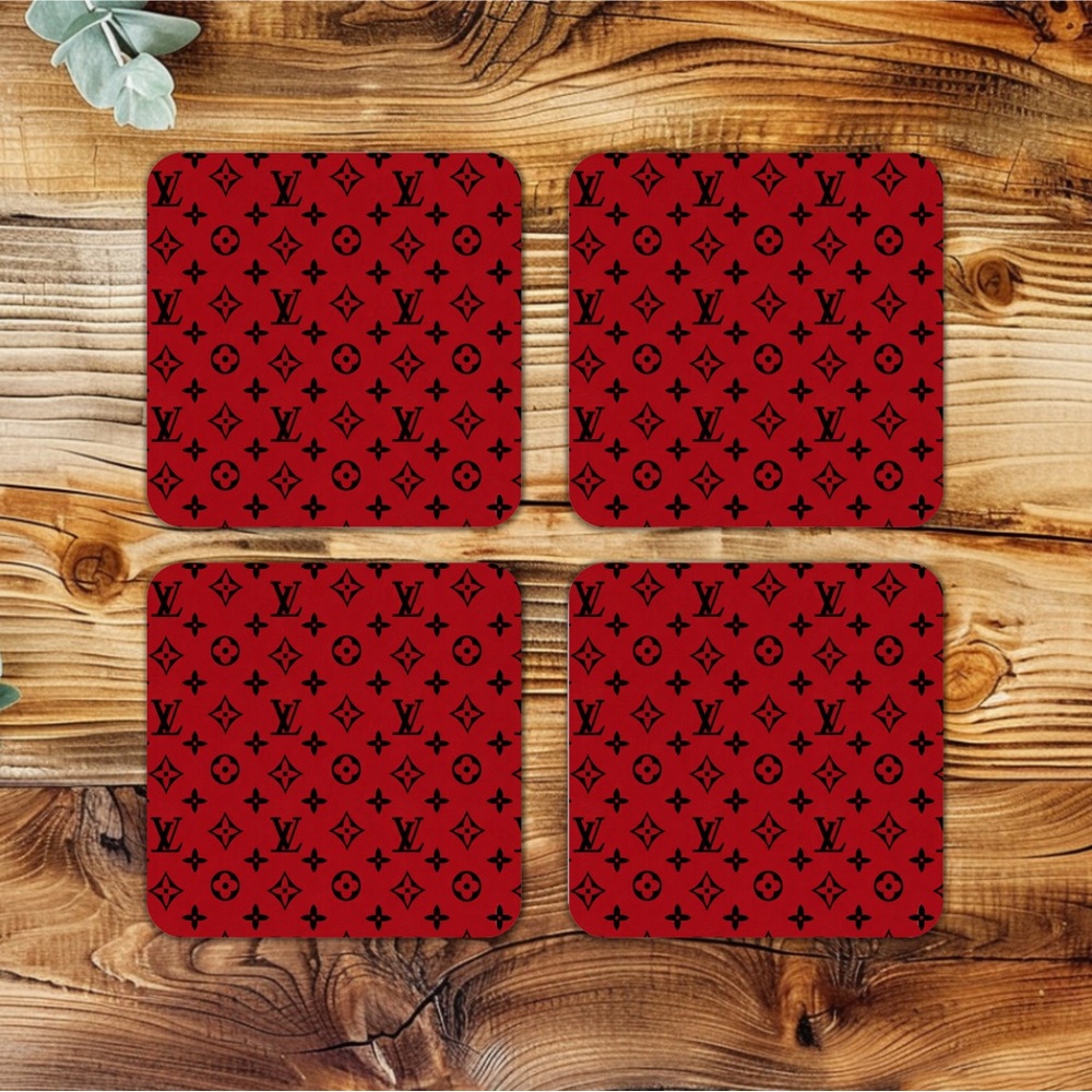 NIP HANDMADE FASHION Set of 4 Ceramic Drink Coasters